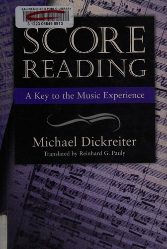 Cover for Score reading