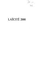 Cover for Laïcité 2000