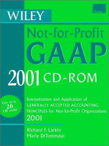 Cover for Wiley Not-For-Profit Gaap 2001