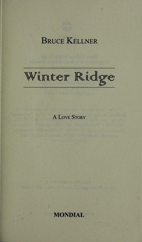Cover for Winter ridge