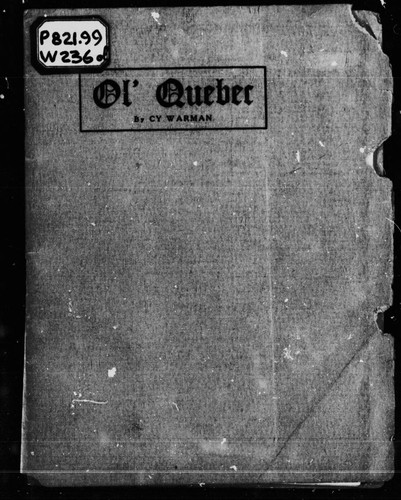 Cover for Ol' Quebec