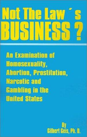 Cover for Not the Law's Business