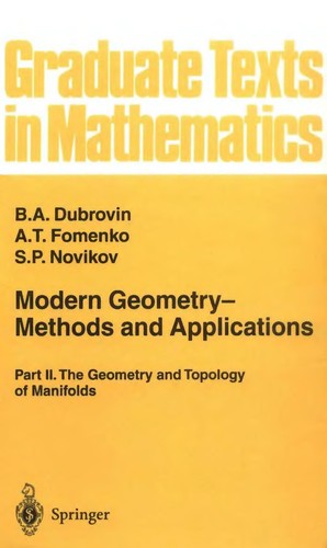 Cover for Modern Geometry: Methods and Applications