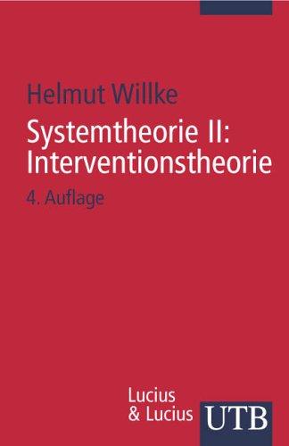 Cover for Systemtheorie 2. Interventionstheorie.