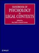Cover for Handbook of psychology in legal contexts