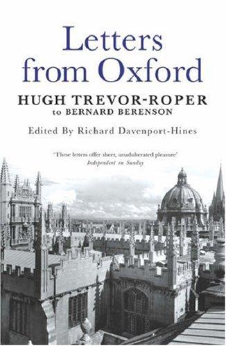 Cover for Letters from Oxford