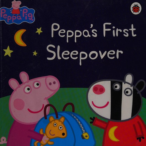Cover for Peppa's first sleepover storybook