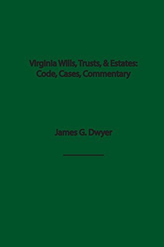 Cover for Virginia Wills, Trusts, & Estates