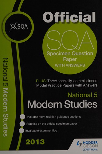 Cover for National 5 modern studies