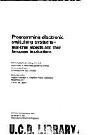 Cover for Programming electronic switching systems