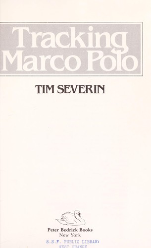 Cover for Tracking Marco Polo