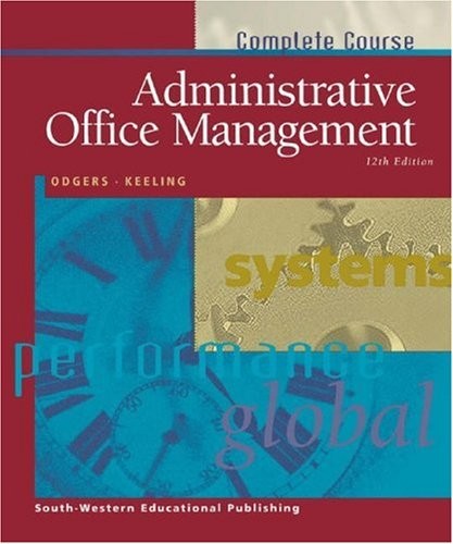 Cover for Administrative Office Management