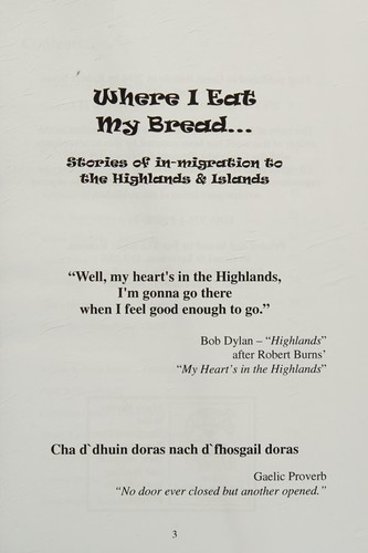 Cover for Where I Eat My Bread