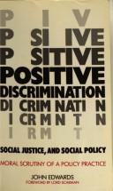 Cover for Positive discrimination, social justice and social policy