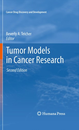 Cover for Tumor models in cancer research