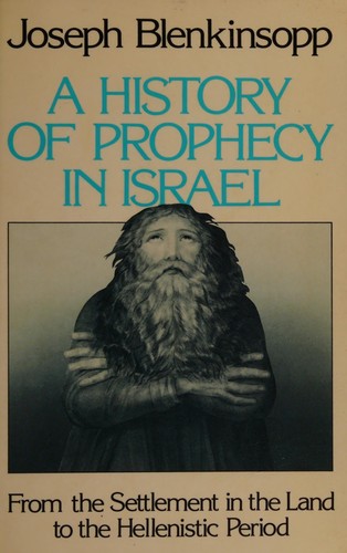 Cover for A history of prophecy in Israel