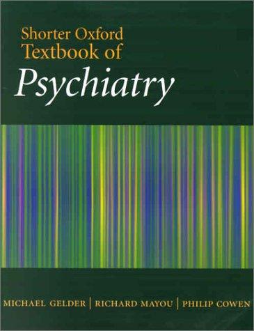 Cover for Shorter Oxford Textbook of Psychiatry