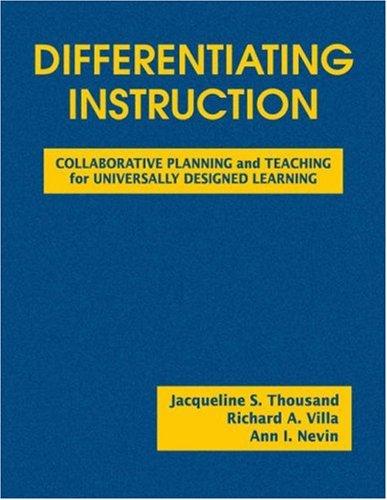 Cover for Differentiating Instruction