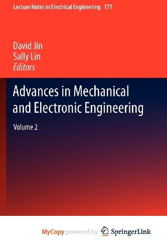 Cover for Advances in Mechanical and Electronic Engineering