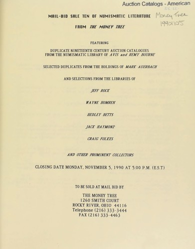 Cover for The Cleveland sale