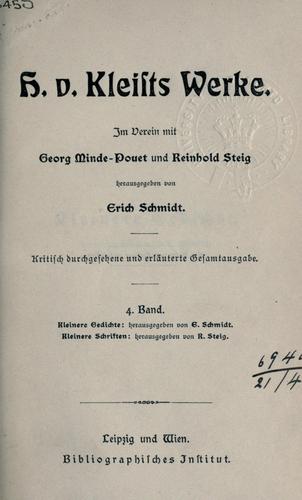 Cover for Werke