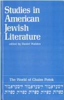 Cover for Studies in American Jewish Literature, Number 4