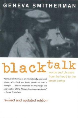 Cover for Black talk