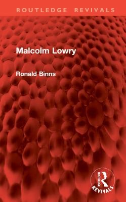 Cover for Malcolm Lowry