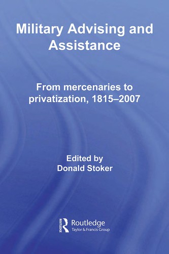 Cover for Military advising and assistance