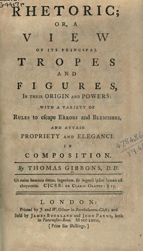 Cover for Rhetoric