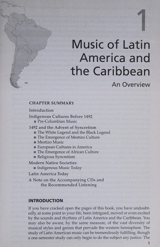 Cover for Music of Latin America & the Caribbean