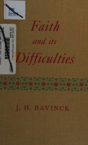 Cover for Faith and its difficulties