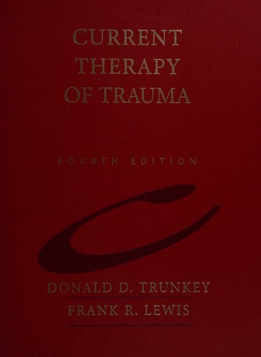 Cover for Current therapy of trauma.