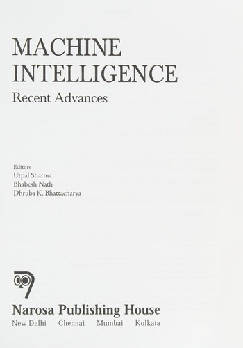 Cover for Machine Intelligence