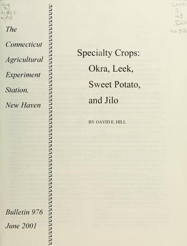 Cover for Specialty crops