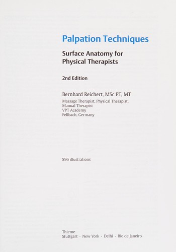 Cover for Palpation Techniques