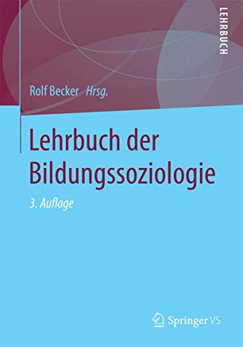Cover for Lehrbuch der Bildungssoziologie