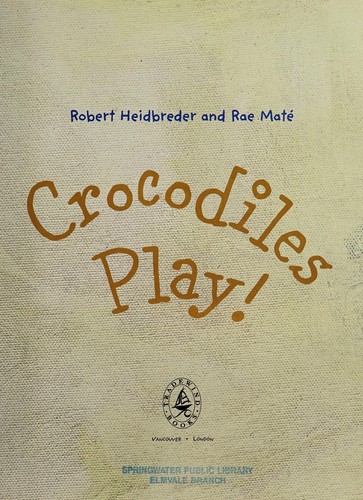 Cover for Crocodiles play
