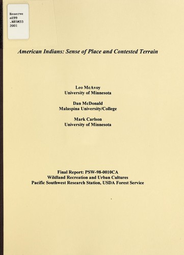 Cover for American Indians