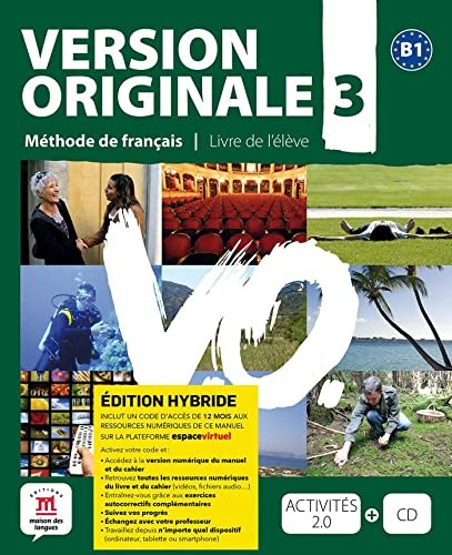 Cover for Version originale 2 Éd. hybride L. élève+CD