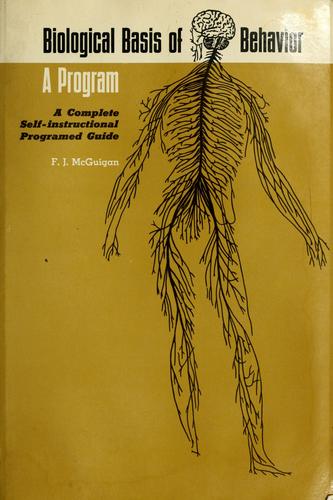 Cover for Biological basis of behavior