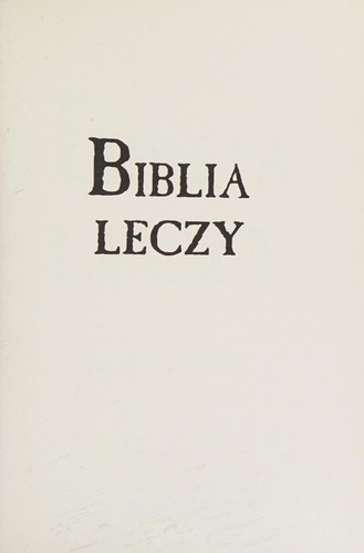 Cover for Biblia leczy