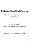 Cover for The Federal Republic of Germany