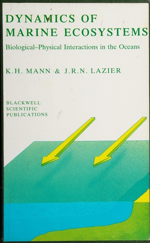 Cover for Dynamics of marine ecosystems