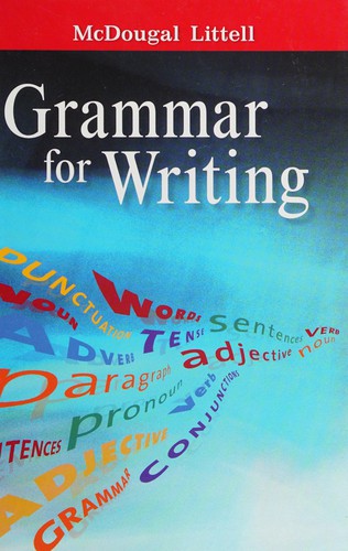 Cover for Grammar for writing