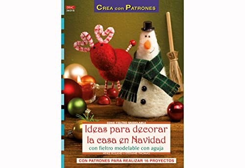 Cover for Ideas para decorar la casa en Navidad con fieltro modelable con aguja