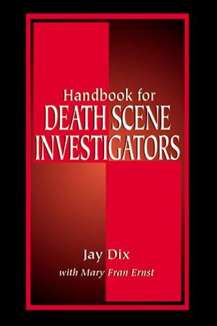 Cover for Handbook for death scene investigators