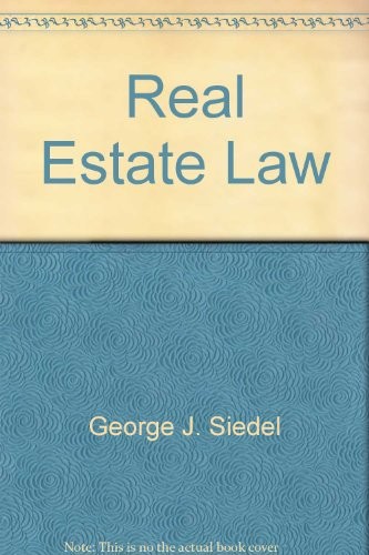 Cover for Real Estate Law