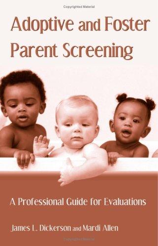 Cover for Adoptive and Foster Parent Screening