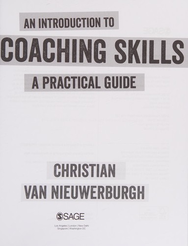 Cover for Introduction to Coaching Skills